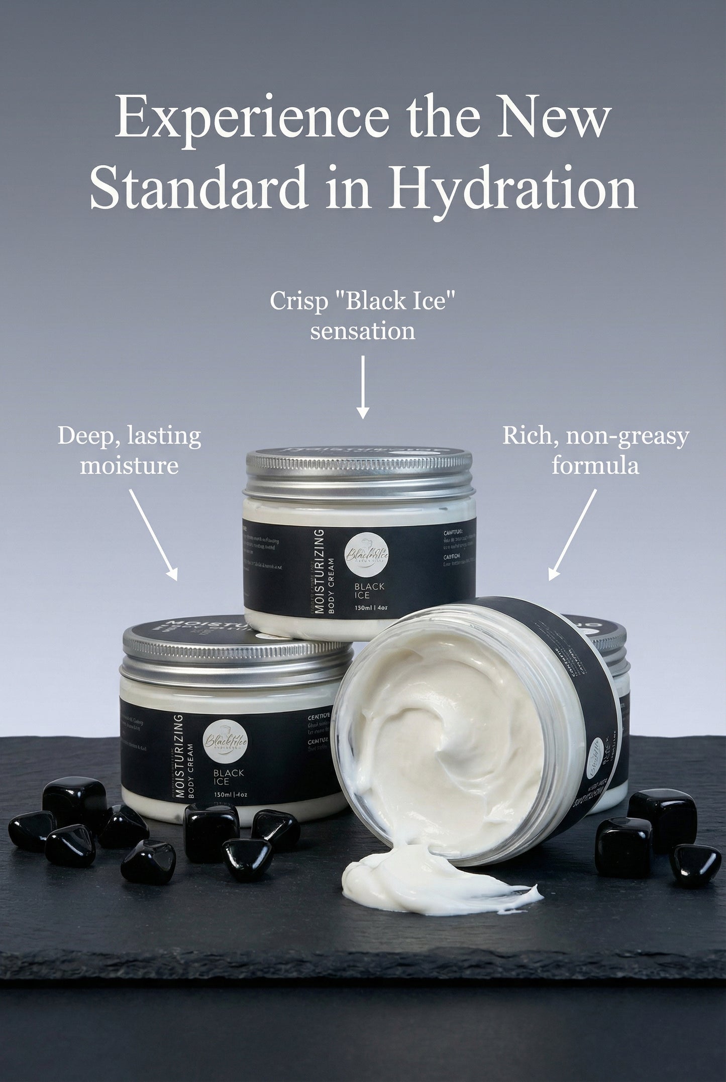 Black Ice Body Cream 4oz