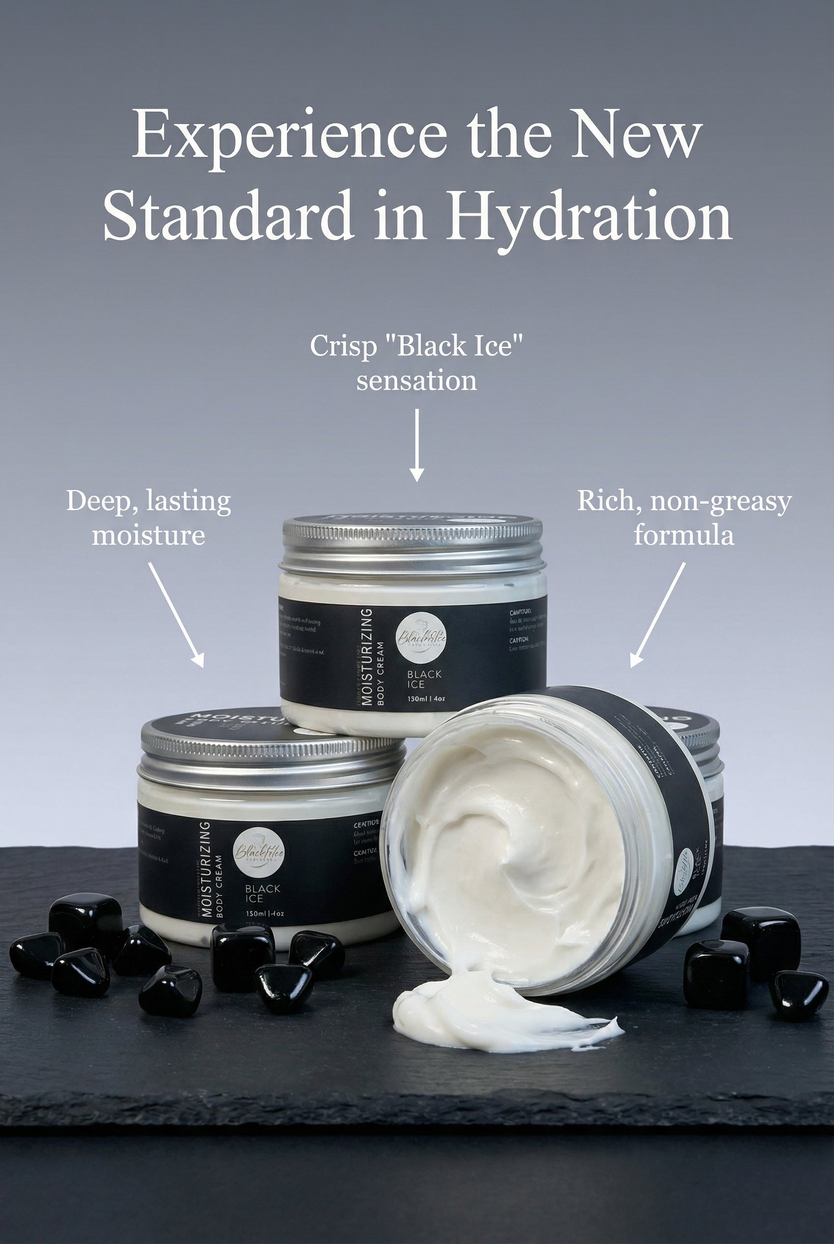 Black Ice Body Cream 4oz