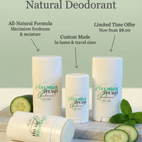 Cucumber Splash Deodorants - 2.5 oz