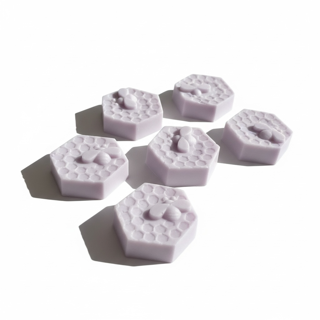 Lilac Honey Bee Comb Bar Soap Made with Shea Butter