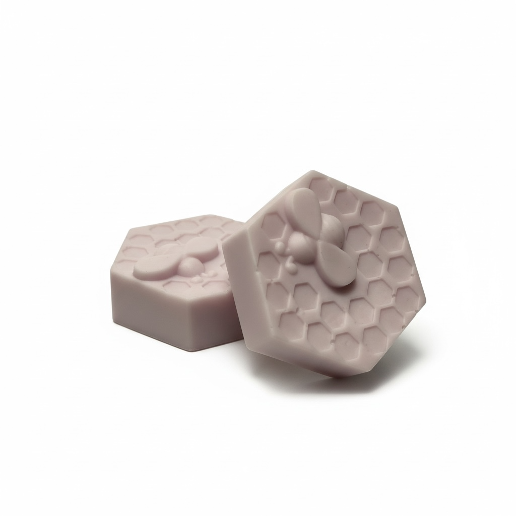 Lilac Honey Bee Comb Bar Soap Made with Shea Butter