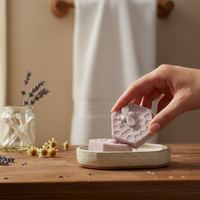 Lilac Honey Bee Comb Bar Soap Made with Shea Butter