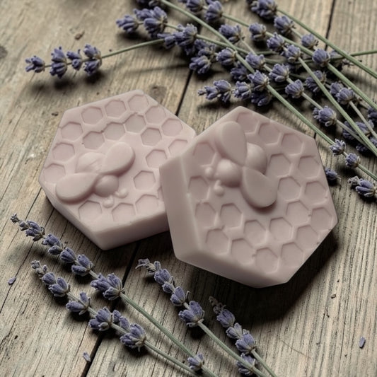 Lilac Honey Bee Comb Bar Soap Made with Shea Butter
