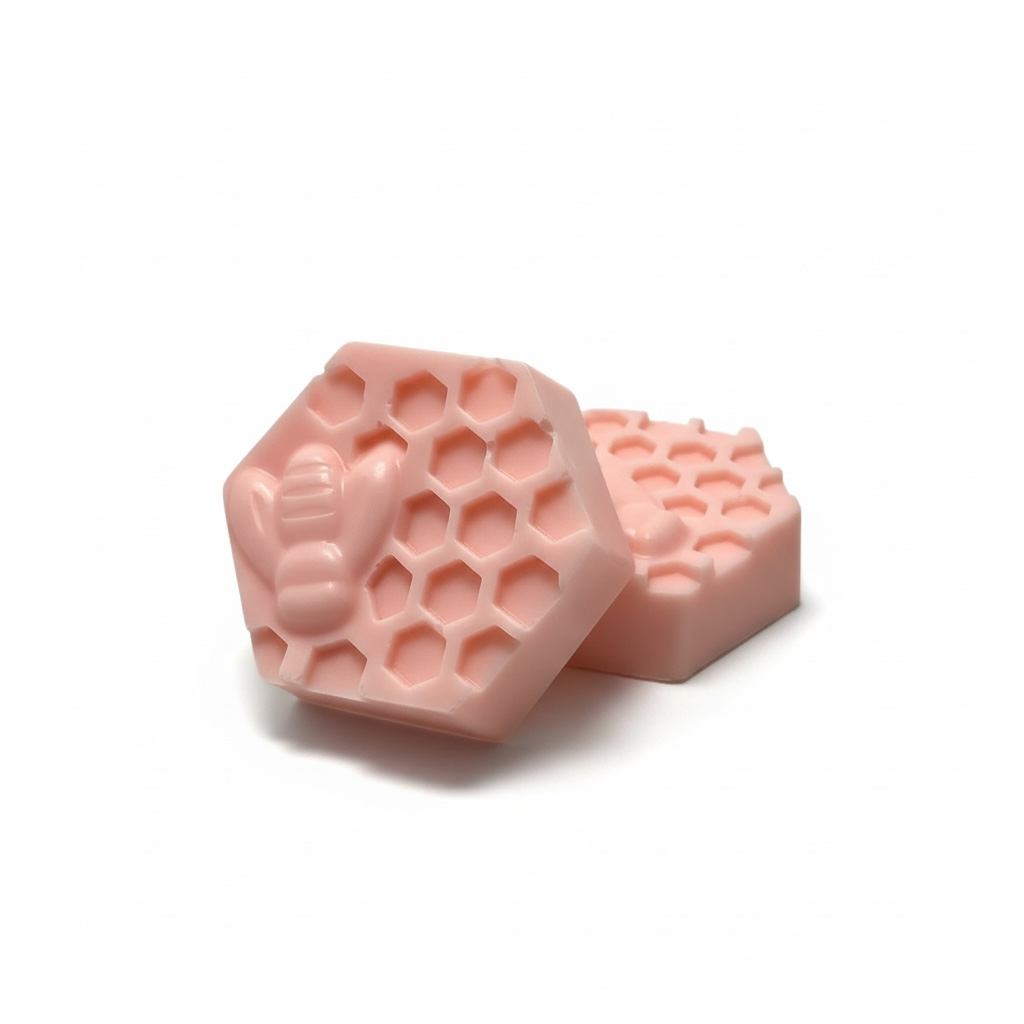 Honeysuckle Honey Bee Comb Bar Soap Made with Shea Butter