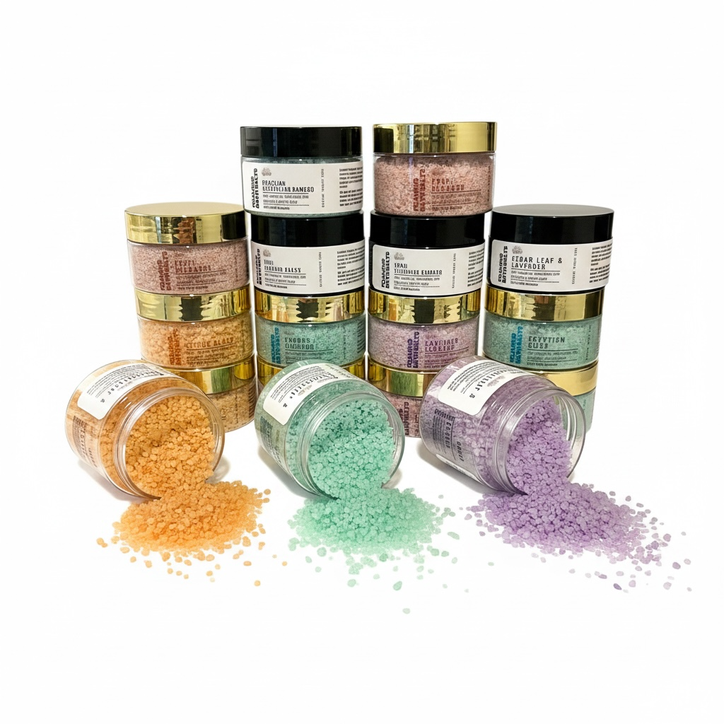 Foaming Bath Salt Samples | 4 Ounces