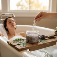 Cedar Leaf & Lavender Foaming Bath Salts | 10 Ounces