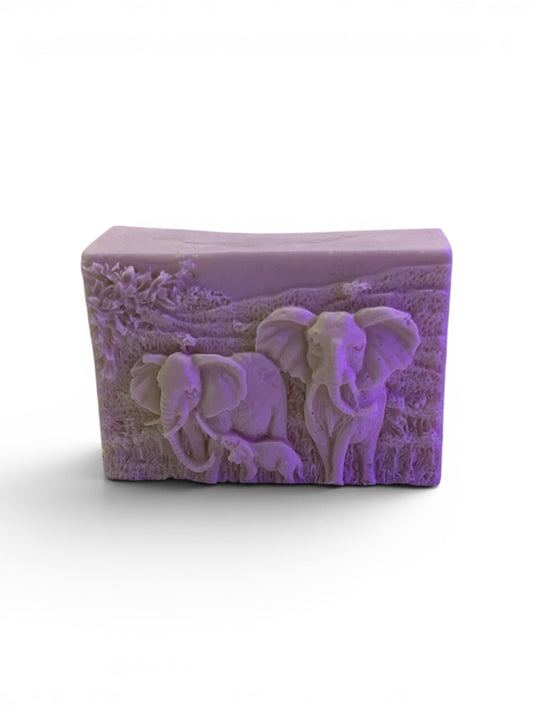 Vanilla Sandalwood Safari Elephant Soap