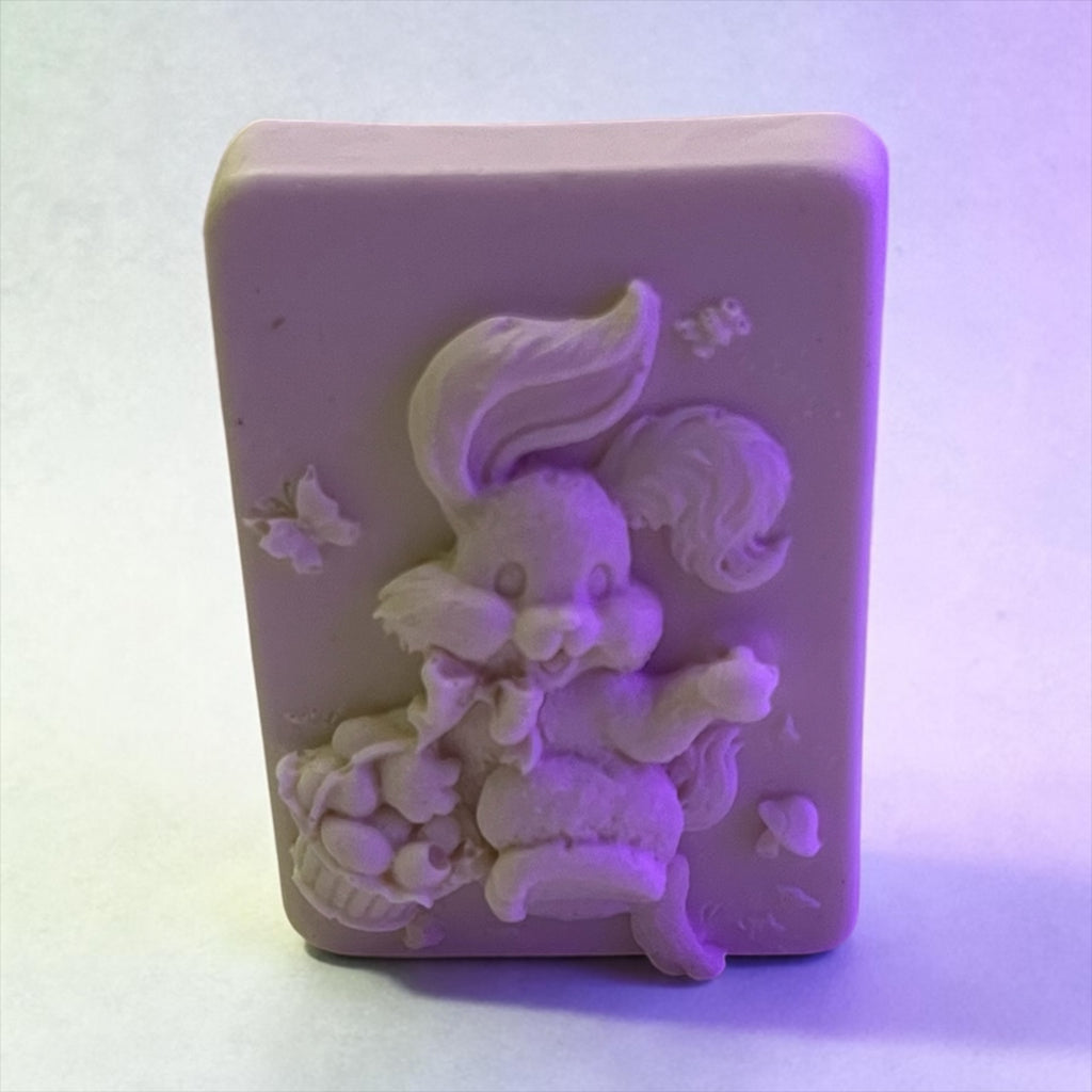 Easter Bunny Soap Bar - Vanilla Sandalwood Scent with Goat Milk