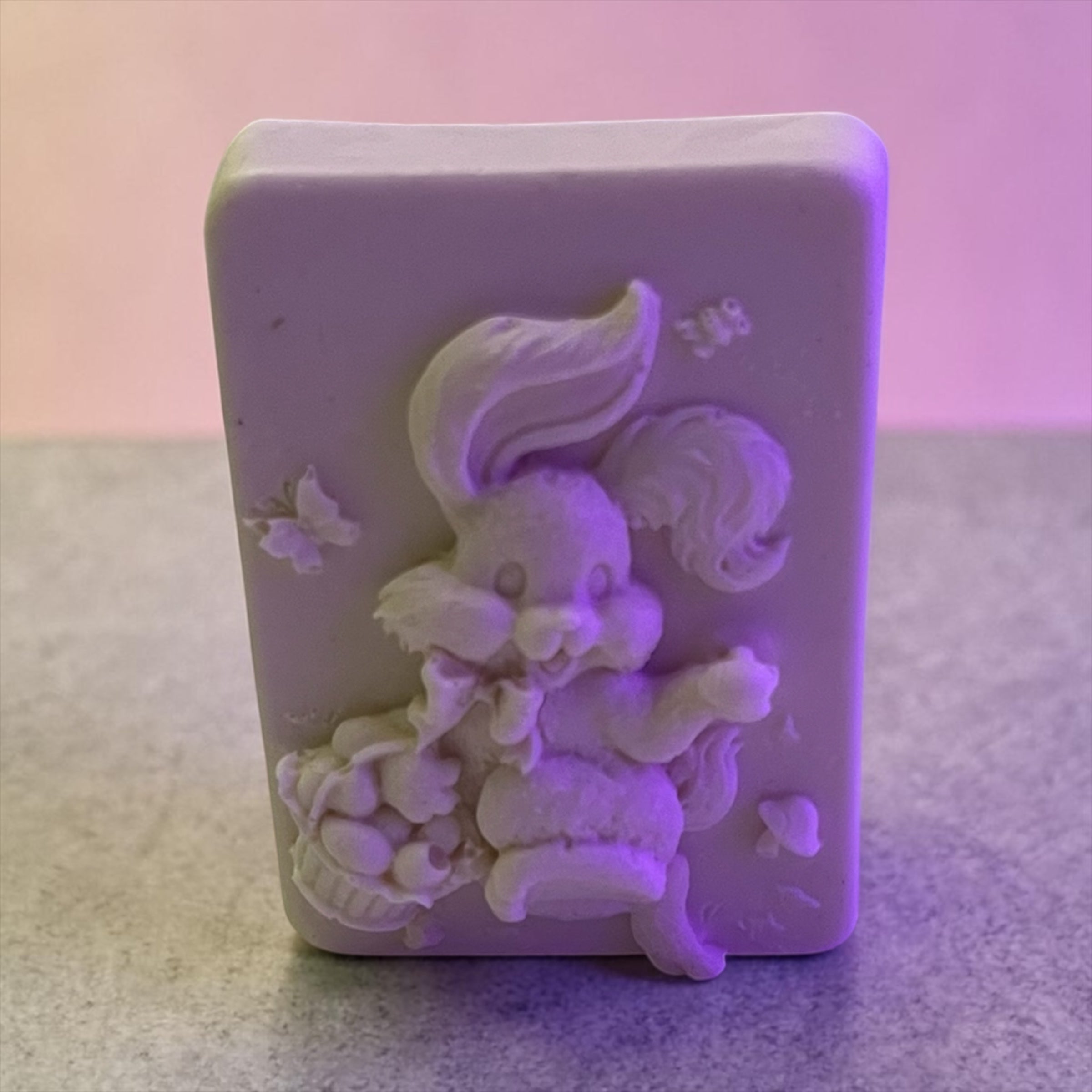 Easter Bunny Soap Bar - Vanilla Sandalwood Scent with Goat Milk
