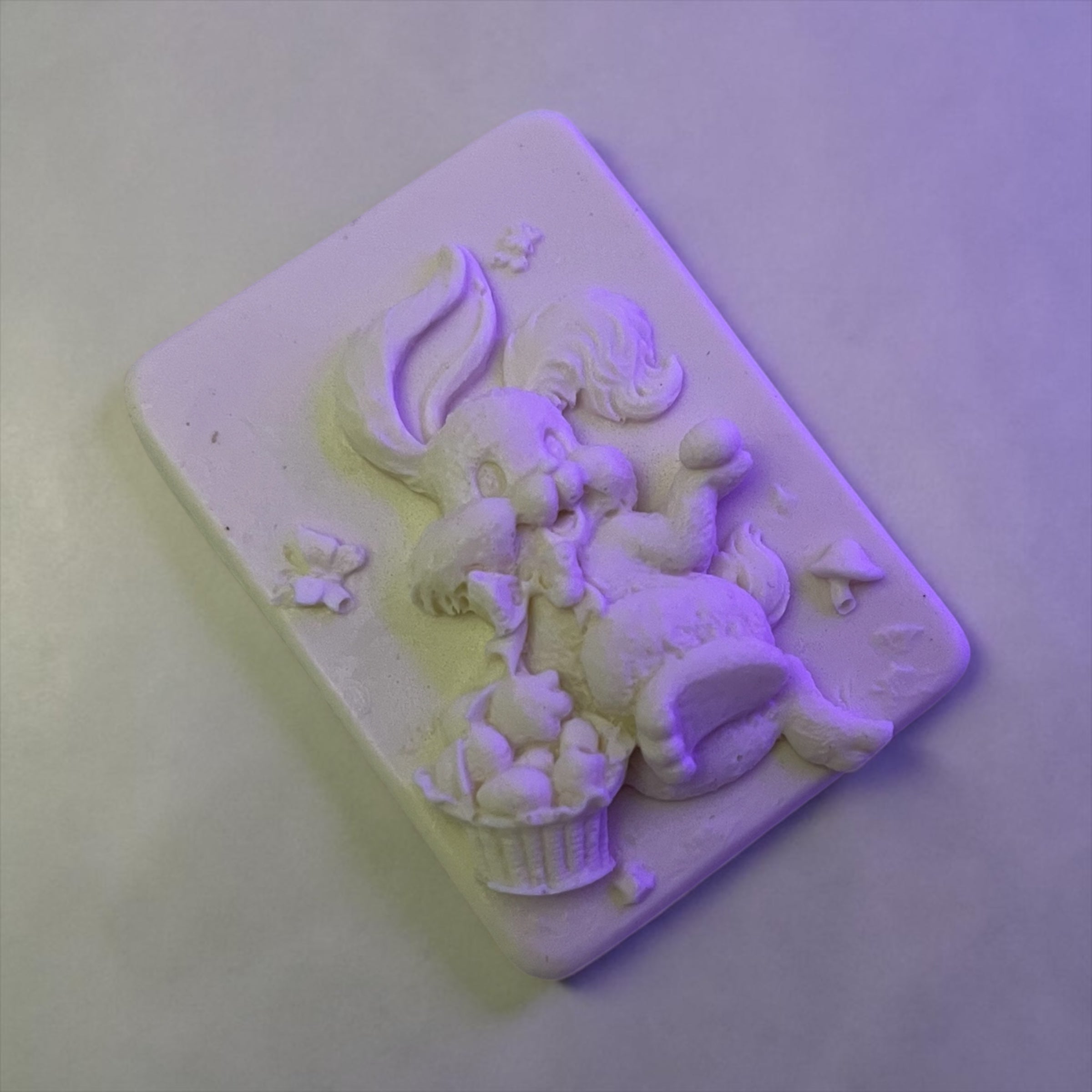 Easter Bunny Soap Bar - Vanilla Sandalwood Scent with Goat Milk