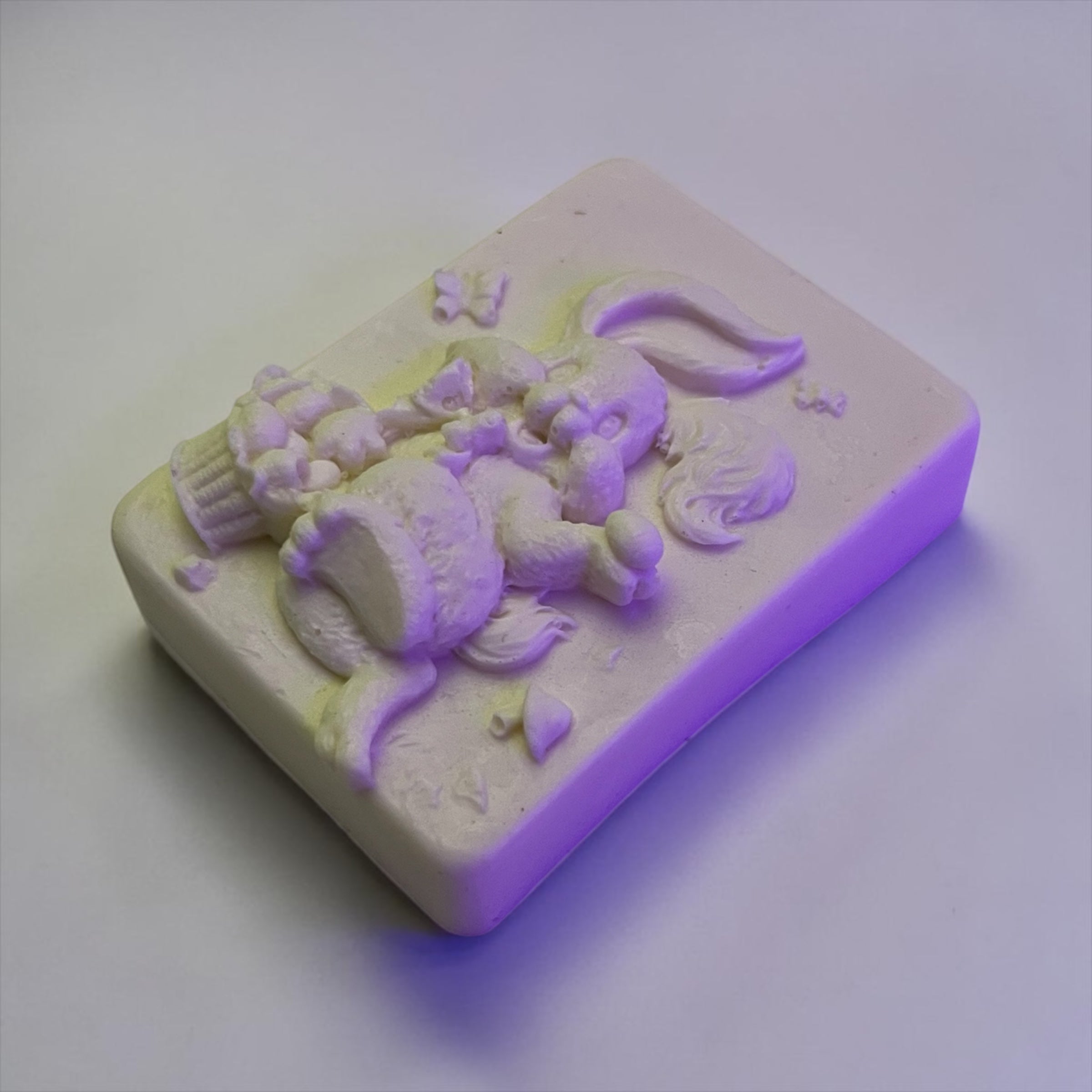 Easter Bunny Soap Bar - Vanilla Sandalwood Scent with Goat Milk