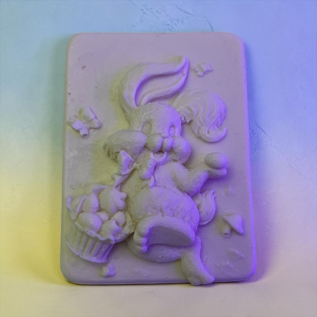 Easter Bunny Soap Bar - Vanilla Sandalwood Scent with Goat Milk