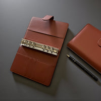 Brown A6 PU Leather Binders