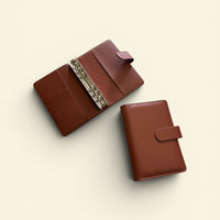 Brown A6 PU Leather Binders