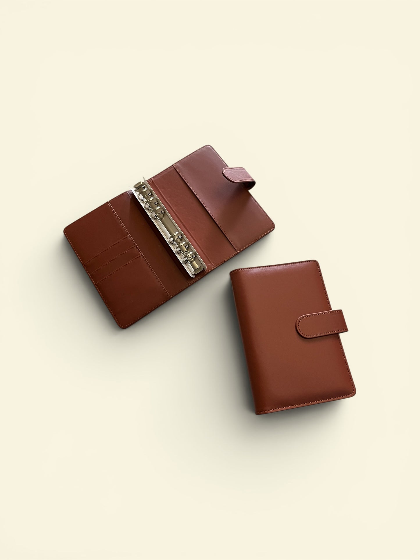 Brown A6 PU Leather Binders