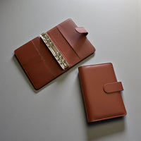 Brown A6 PU Leather Binders