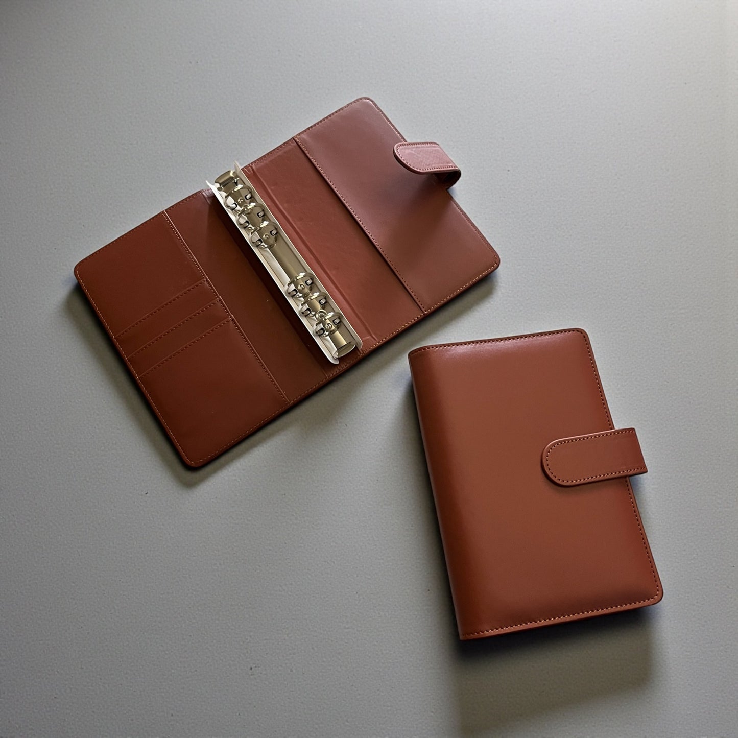 Brown A6 PU Leather Binders