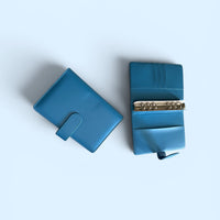 Sky Blue A6 PU Leather Binders