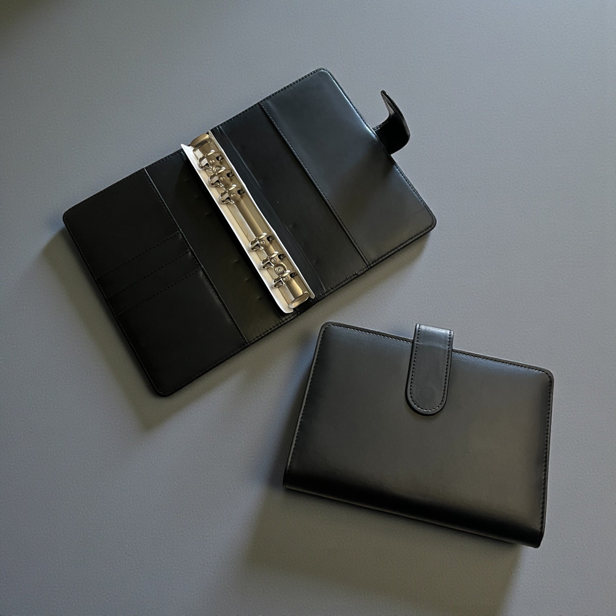 Black A6 PU Leather Binders