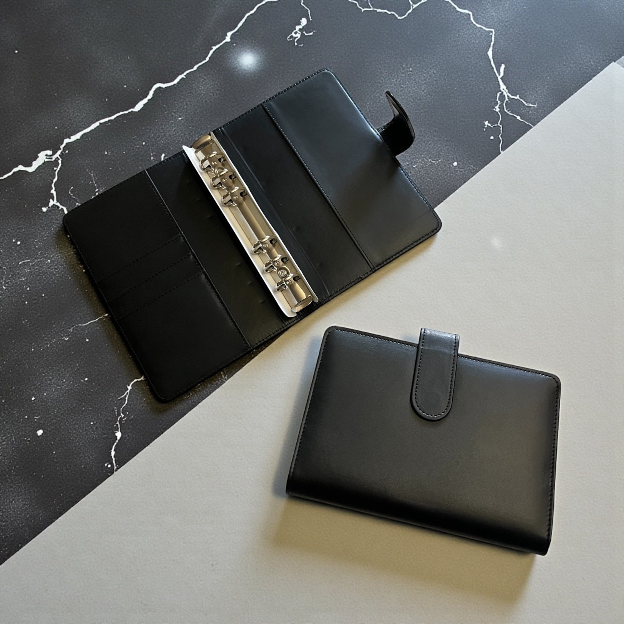 Black A6 PU Leather Binders