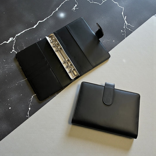 Black A6 PU Leather Binders