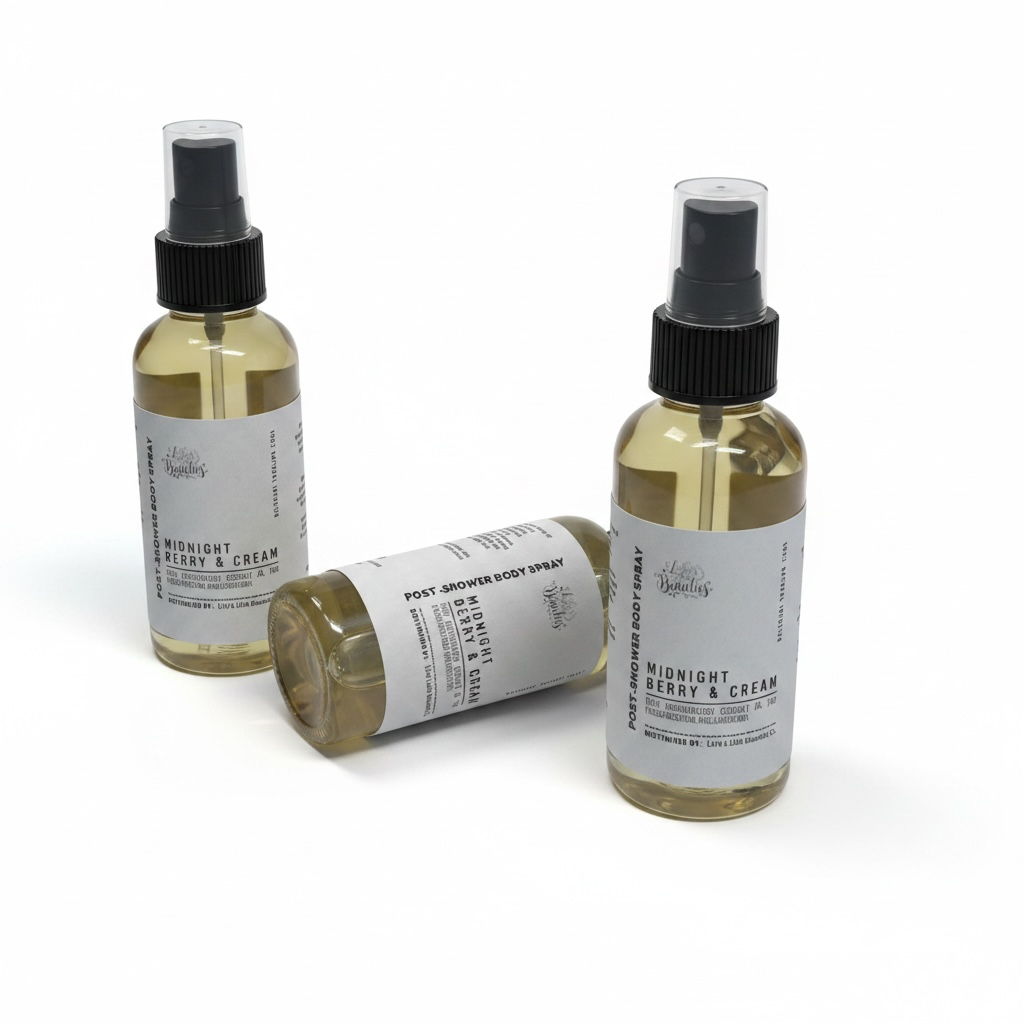 Post-Shower | Midnight Berry & Cream Body Oil Spray - 60ml/2oz