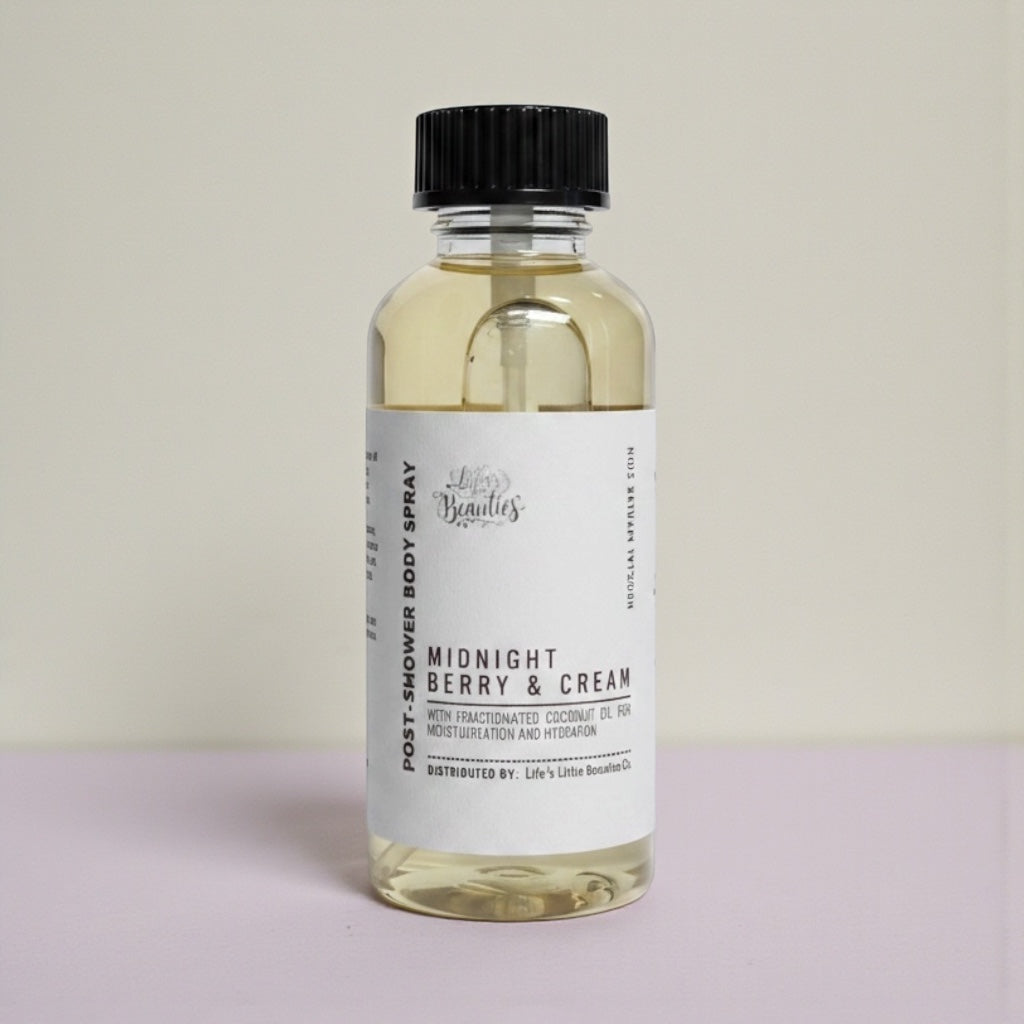 Post-Shower | Midnight Berry & Cream Body Oil Spray - 60ml/2oz
