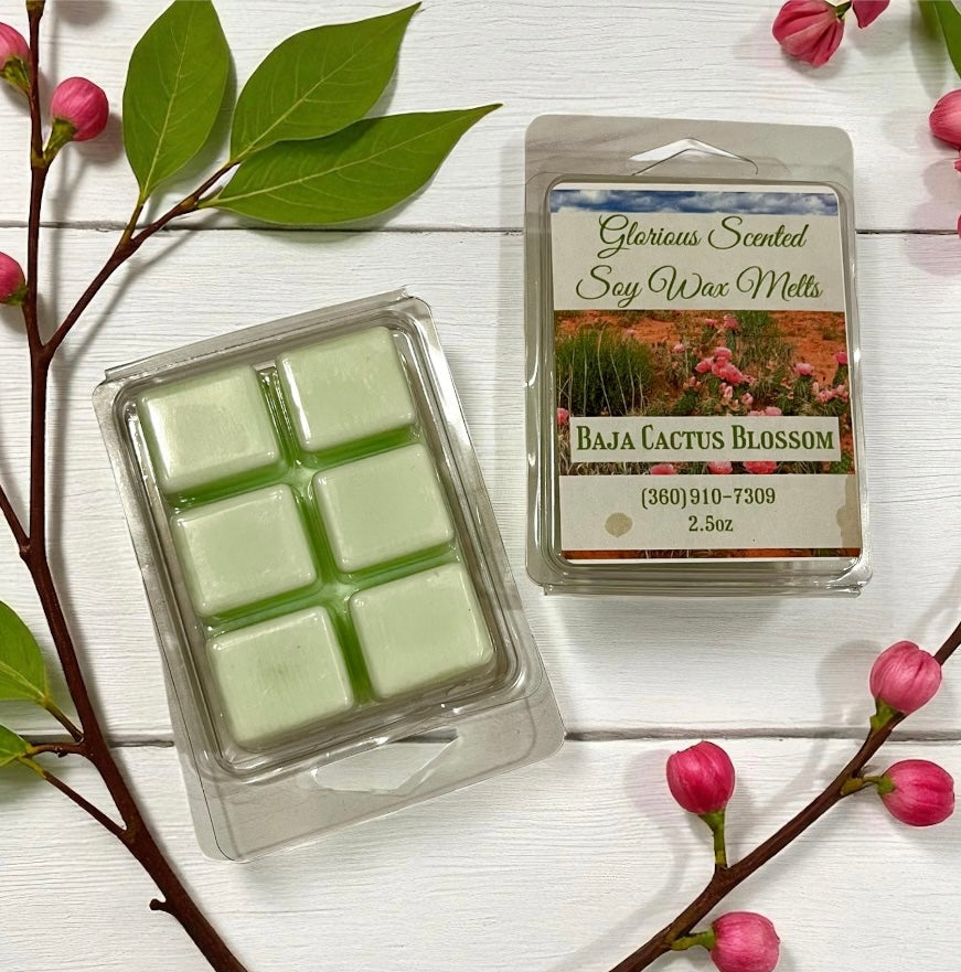 Baja Cactus Blossom Soy Wax Melts - 2.5 oz