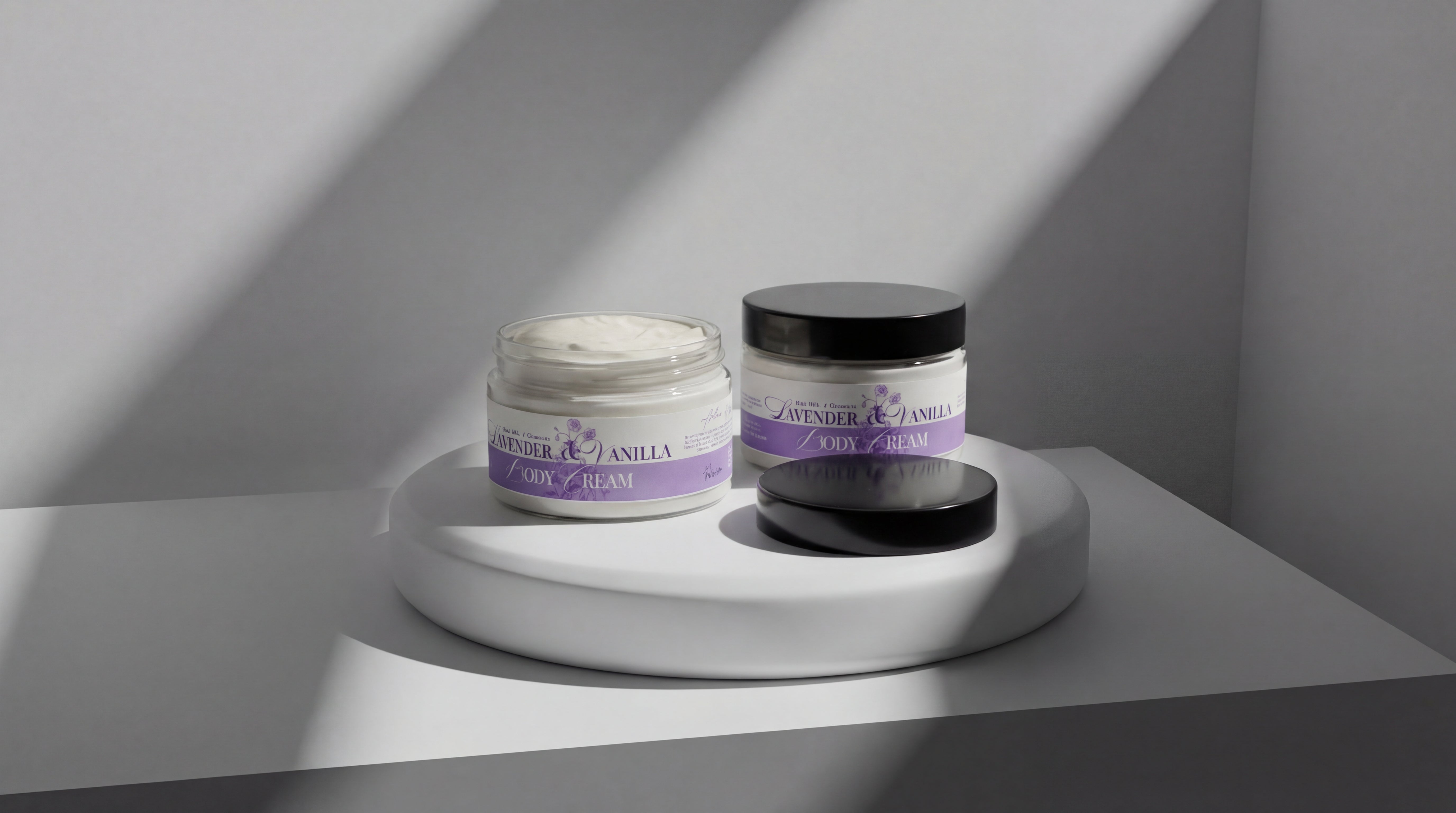 Lavender & Vanilla Body Cream 4oz - New Formula