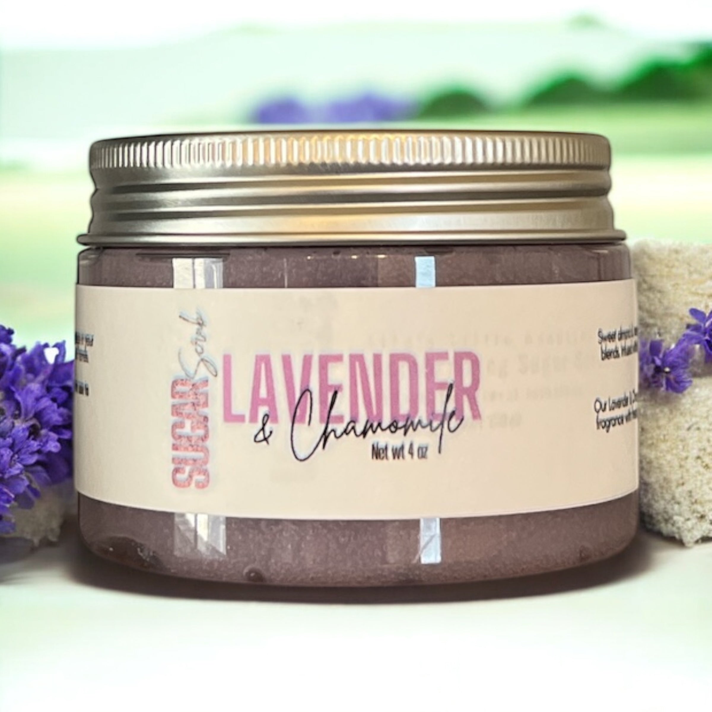 Lavender & Chamomile Sugar Scrub 4oz - New Formula