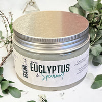 Eucalyptus & Spearmint Sugar Scrub - 4oz - New Formula