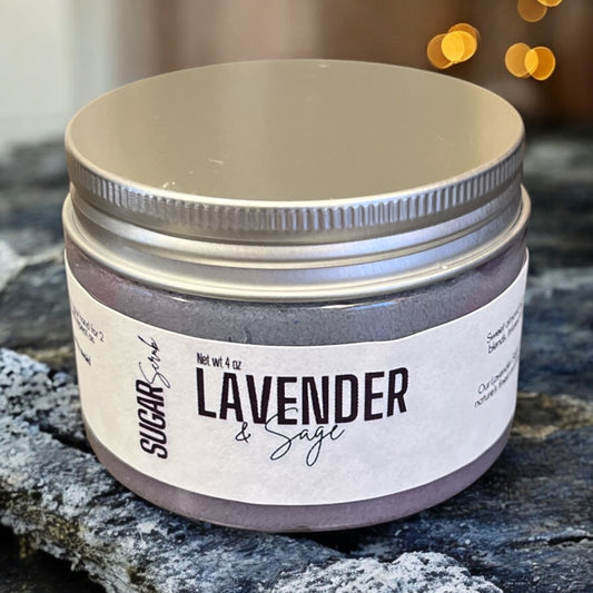 Lavender & Sage Sugar Scrub - 4oz