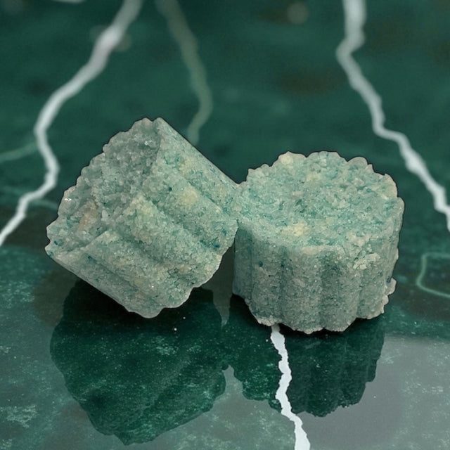 Cucumber Melon Foaming Bath Salts Fizzers - 4Pack