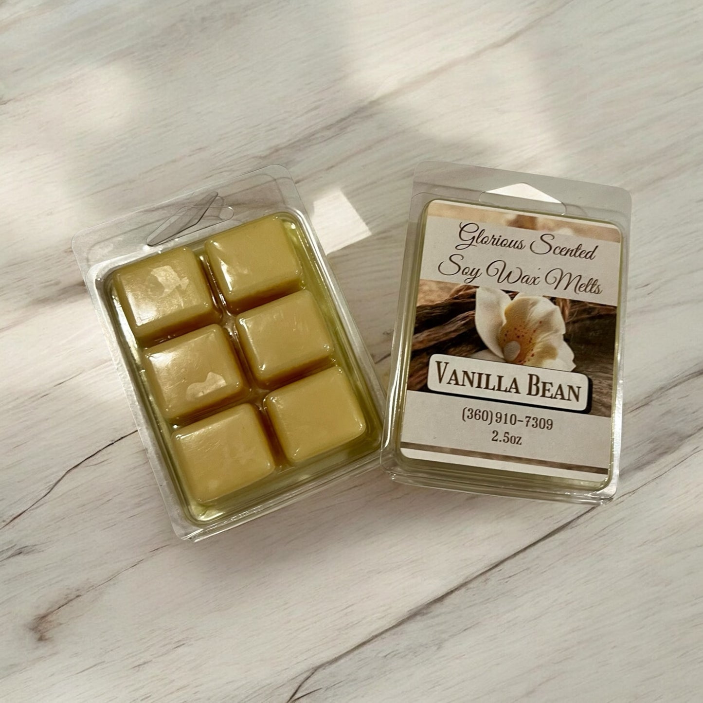 Vanilla Bean Soy Wax Melts - 2.5 oz