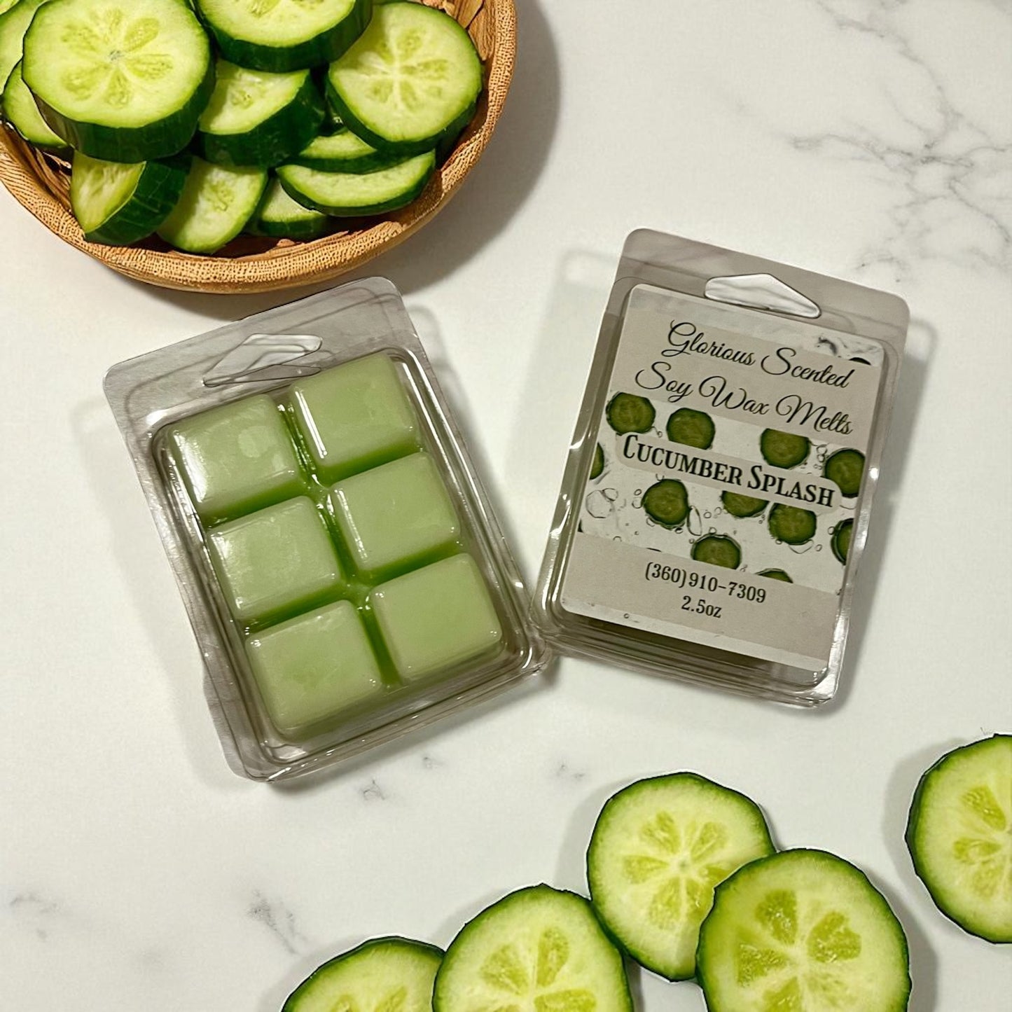 Cucumber Splash Soy Wax Melts - 2.5 oz