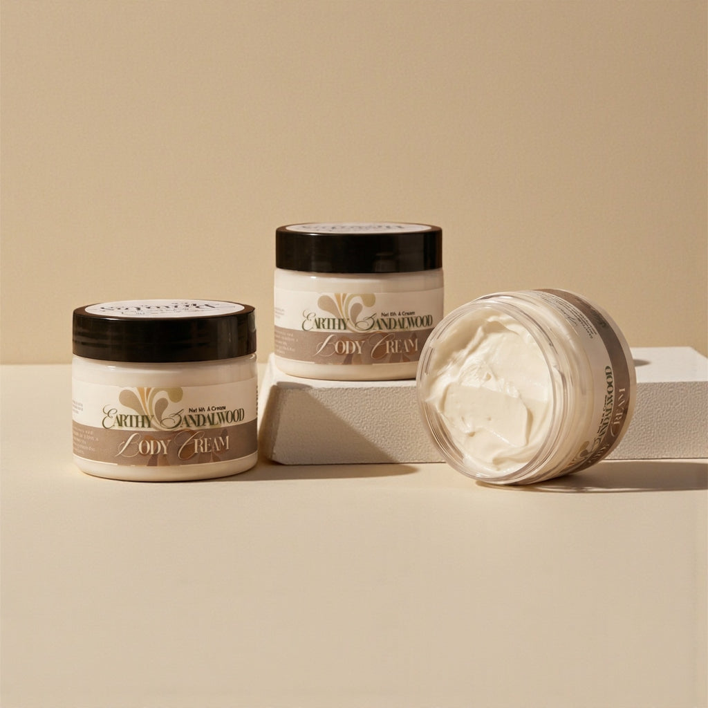 Earthy Sandalwood Body Cream 4oz