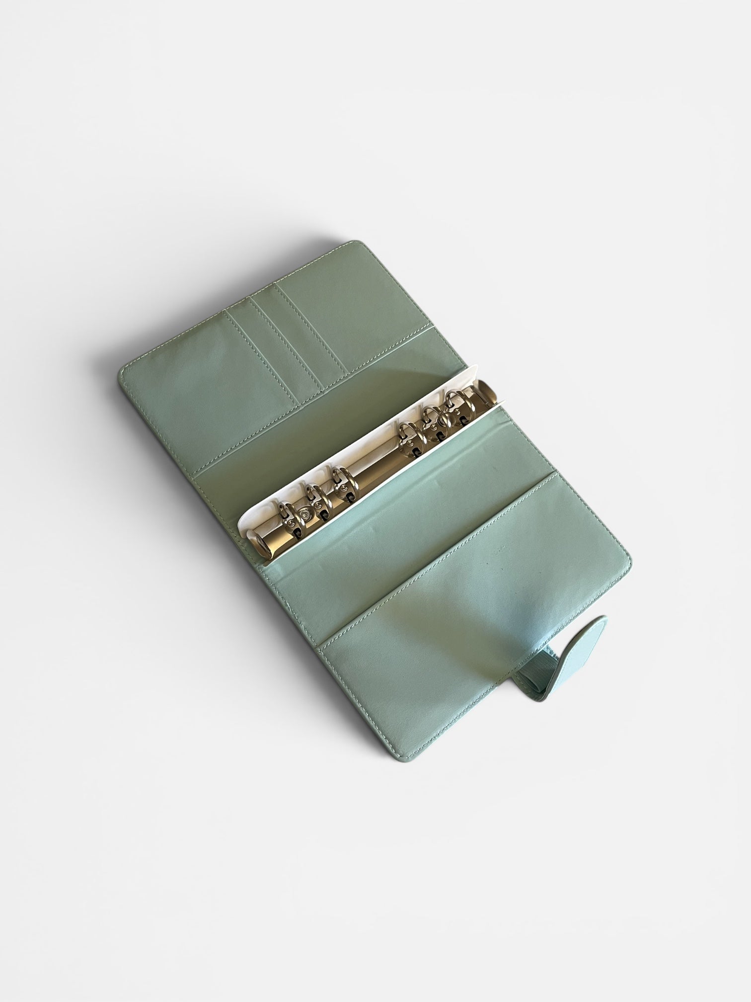 Light Blue A6 PU Leather Binders