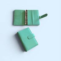 Mint Green A6 PU Leather Binders