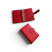 Red A6 PU Leather Binders