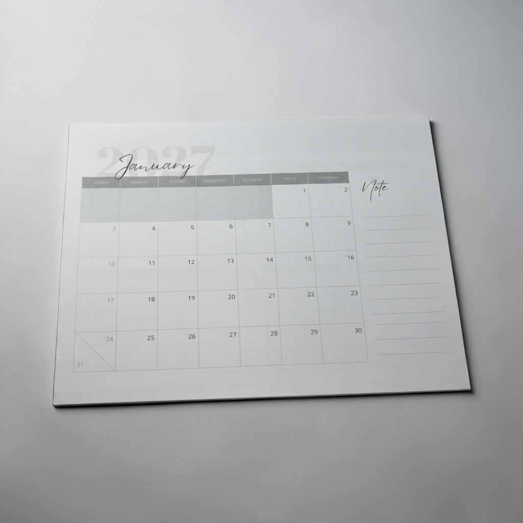 2027 Calendar Notepad - A 76-Page Duo