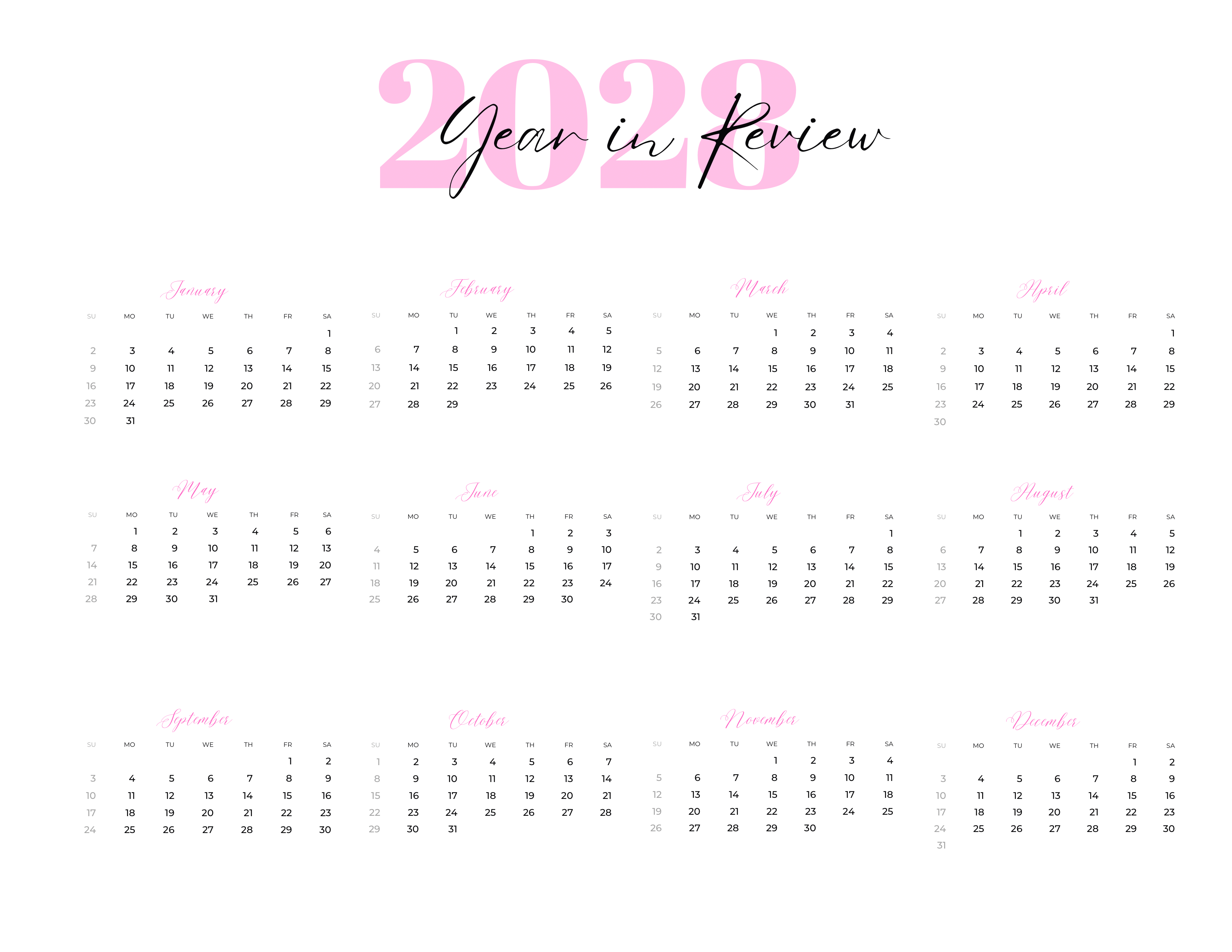2027 Calendar Notepad - A 76-Page Duo