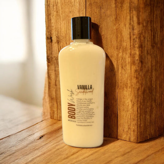 Vanilla & Sandalwood Creamy Body Wash - 10oz