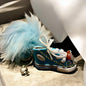 Bedazzled Handmade Converse Keychain – Football