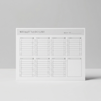 Handcrafted Weekly To-Do & Habit Tracker