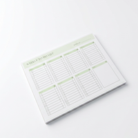 Handcrafted Weekly To-Do & Habit Tracker