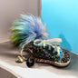 Bedazzled Converse Handmade Keychain - Moon & Stars Collection