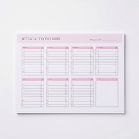 Handcrafted Weekly To-Do & Habit Tracker