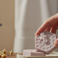 Lilac Honey Bee Comb Bar Soap Made with Shea Butter