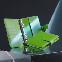 Forest Green A6 PU Leather Binders