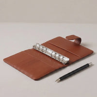 Brown A6 PU Leather Binders